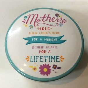 Home Accents Mother’s Glass Trinket Bowl